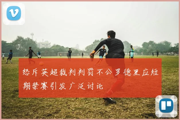 怒斥英超裁判判罚不公罗德里应短期禁赛引发广泛讨论